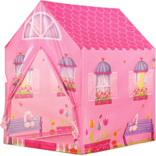 Bērnu telšu māja - māja un dārs, rozā