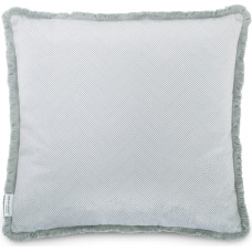 CLEAR dekoratyvinė pagalvė, pilka, margintas aksomas, 45x45 45x45