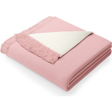 Franse Blanket Powder Pink Smooth Classic 150x200