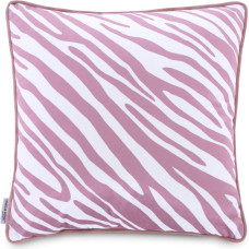 FUN dekoratyvinė pagalvė, balta, marginta aksomu, 45x45, 45x45