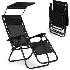 Sauļošanās krēsls, pludmales krēsls ar jumtu ModerHome
