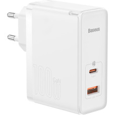 Baseus MOBILE CHARGER WALL 100W/WHITE