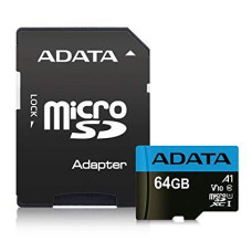 Adata MEMORY MICRO SDXC 64GB CLASS10/W/A