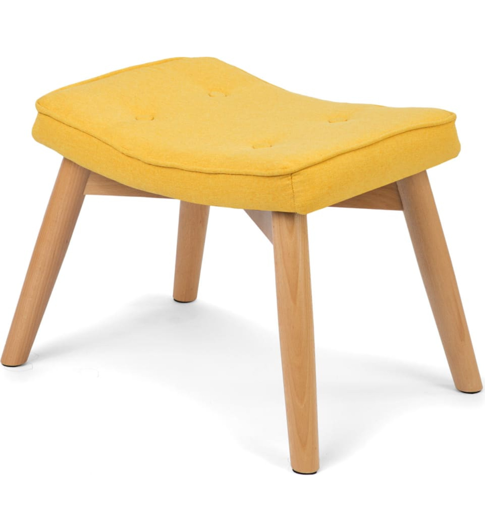 Sofotel Skandinavijos fotelio kojų atrama, geltona