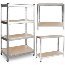 Plonos Metāla noliktavas plaukts 150 x 75 x 30 470000