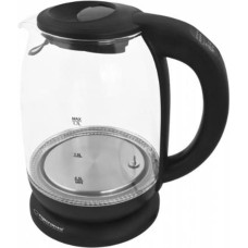 Tējkanna Esperanza EKK027 Melns Stikls Plastmasa 2200 W 1,7 L