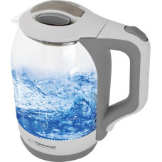 Tējkanna Esperanza EKK025W  Balts Stikls Plastmasa 1500 W 1,7 L