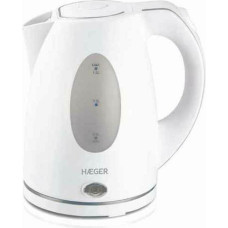 Tējkanna Haeger EK-15W.026A Nerūsējošais tērauds Balts 2200 W 1,5 L