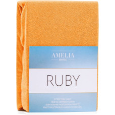 RUBY palags, oranža krāsa, klasisks stils, frotē audums, 200-220x200