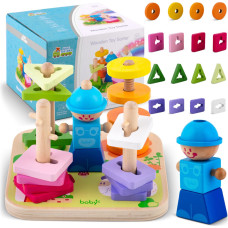 Ricokids Koka rotaļlietu šķirotājs - puzle RK-866
