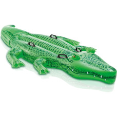Piepūšamais krokodila peldmatracis ar rokturiem 203x114 cm 58562