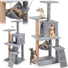 Pethaus Cat scratcher 125 cm PH-007 pelēks
