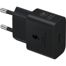 Sienas Lādētājs Samsung Melns 25 W (1 gb.)