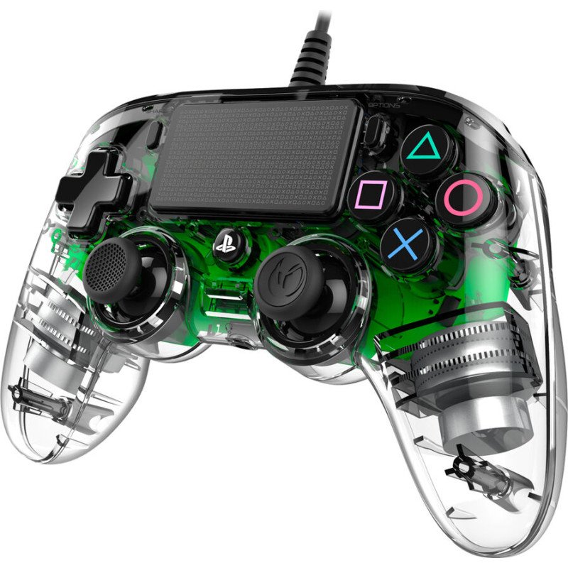 Bezvadu Datorspēļu kontrolieris Nacon PS4OFCPADCLGREEN Zaļš Caurspīdīgs PlayStation 4