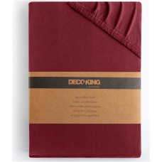 Dzintara palags, bordo krāsa, klasisks stils, džersija materiāls, 100-120x200 DecoKing