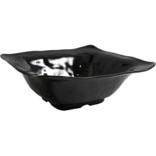 Salātu Trauks AIR Porcelāns Melna (36,5 x 35,8 x 13,6 cm)
