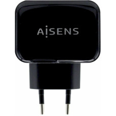 Sienas Lādētājs Aisens A110-0440 Melns 17 W (1 gb.)
