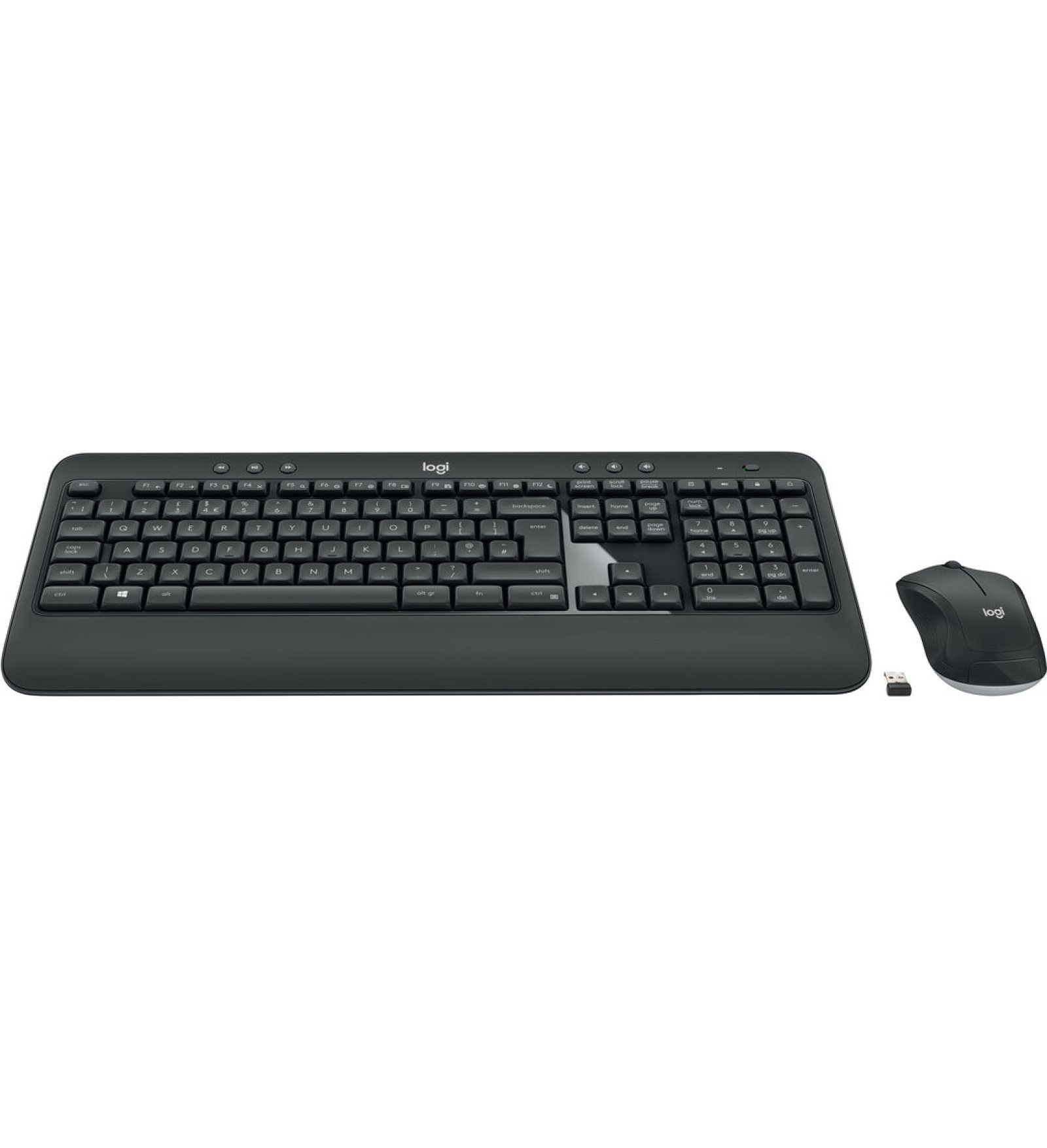 Keyboard and Wireless Mouse Logitech MK540 Qwerty UK White Black Black/White
