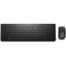 Klaviatūra un Pele Dell KM3322W Qwerty US Melns QWERTY
