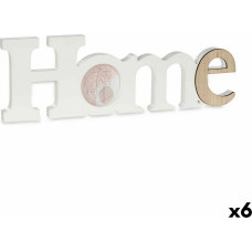 Foto rāmis Home Balts Brūns Koks MDF 40 x 13,5 x 1,7 cm (6 gb.)