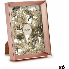 Foto rāmis 15 x 3,3 x 20 cm Rozā Varš Plastmasa Stikls (6 gb.)
