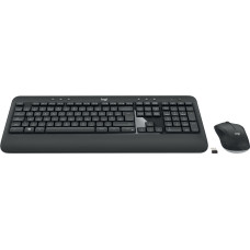 Tastatūra ar Spēļu Peli Logitech MK540 Azerty Francūzis Balts Melns/Balts