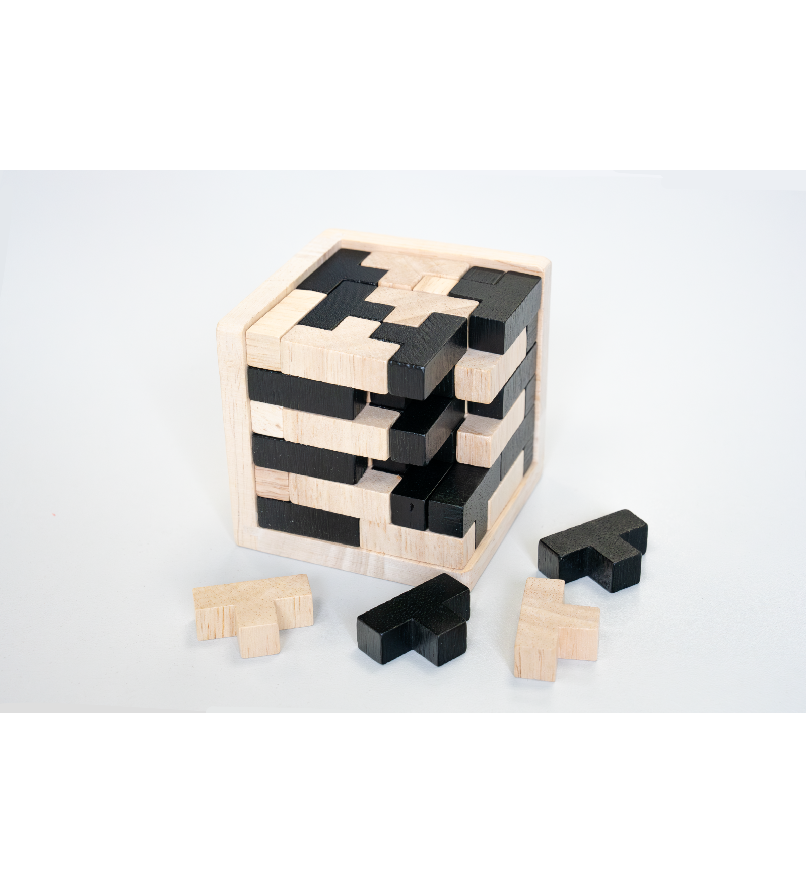 Attīstoša rotaļlieta - CubiPlay - kubs / puzle, 54 T-veida daļiņas